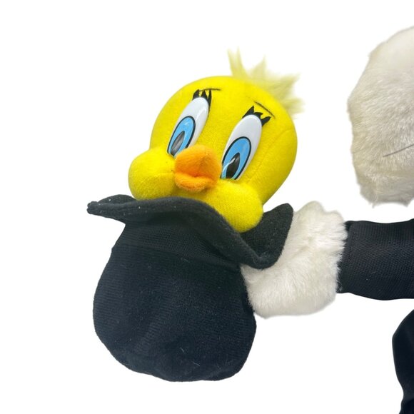 VINTAGE Looney Tunes Sylvester The Cat and Tweety Bird Plush 1998 Ace‎ NEW - Picture 4 of 13